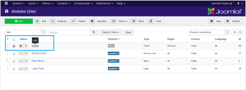 modules site